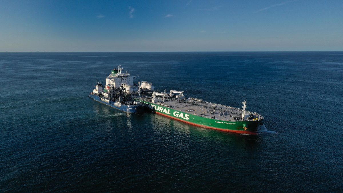 Gagarin Prospect completes first ever LNG Aframax tanker fuelling in USA