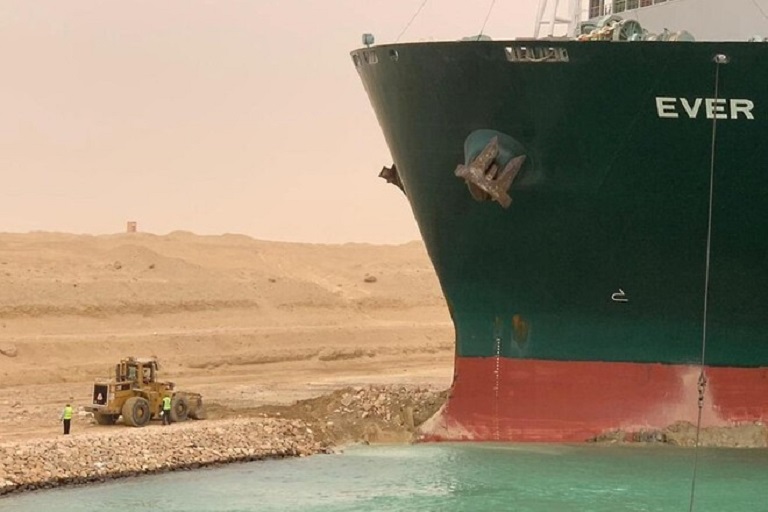 UPDATE 1: Suez Canal Blocked by Huge container ship Ever Given