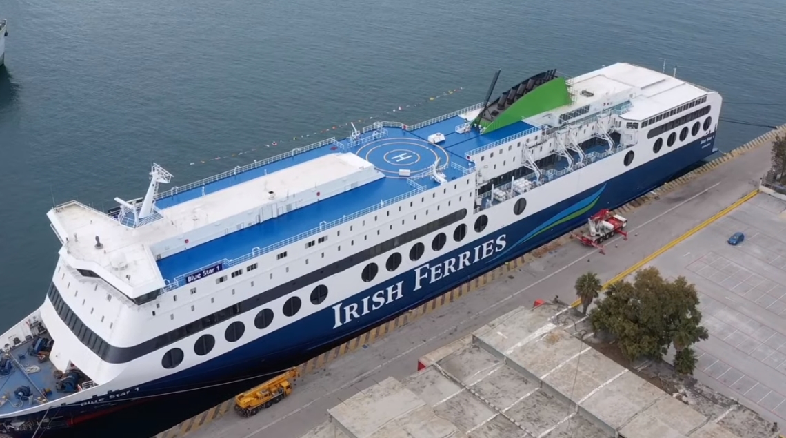 Irish Ferries introduces a newer and faster ship onto the Rosslare - Pembroke Route