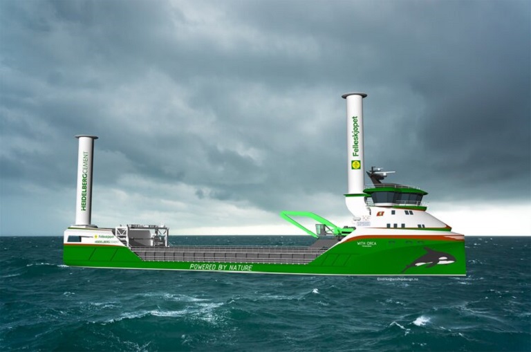 Norwegian Ship Design chosen to design the world’s first hydrogen powered cargo ship