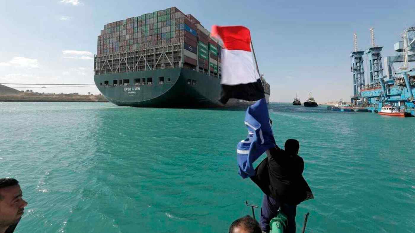 Suez Canal reopens for traffic after cargo ship refloated