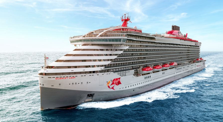 Virgin Voyages announces Scarlet Lady’s maiden passenger sailing will take place from Portsmouth, UK this summer