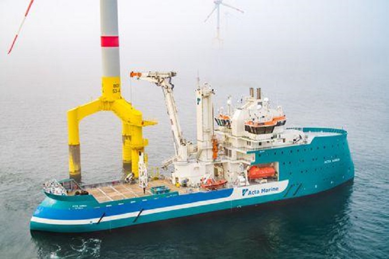 Acta Auriga successfully completed the Bard Offshore project