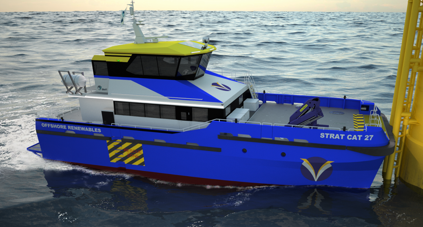 Strategic Marine Launches Next Generation Strat Cat CTV Design for Offshore Wind Market