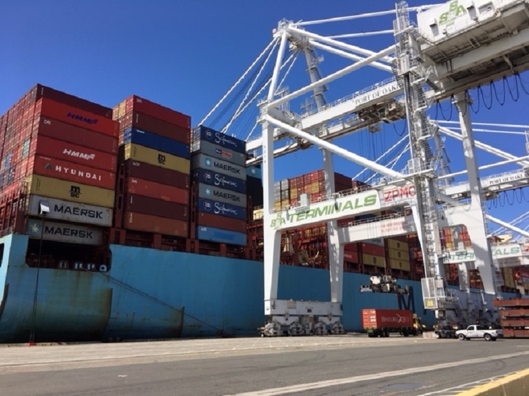 Port of Oakland reports record cargo surge in March