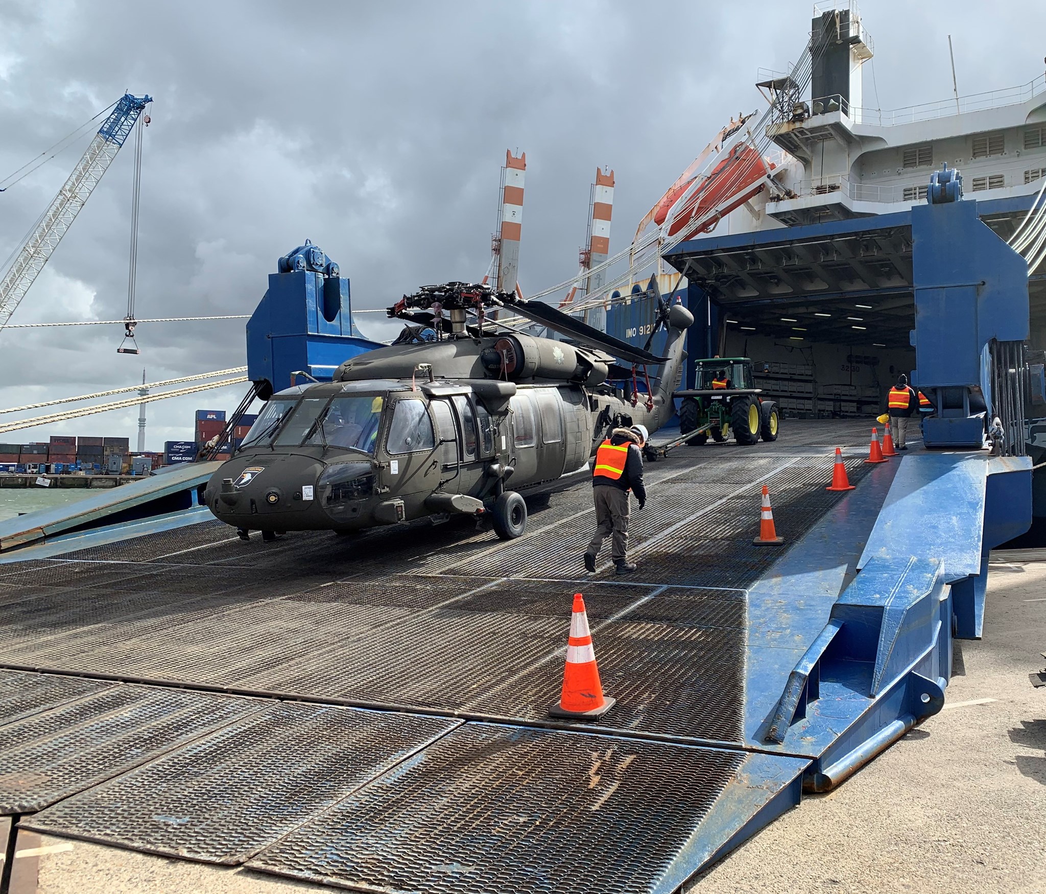 ARC Loads Army Aviation Unit in The Netherlands for Operation Atlantic Resolve