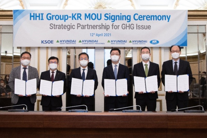 Korean Register and HHI Group sign strategic partnership MOU For GHG issue