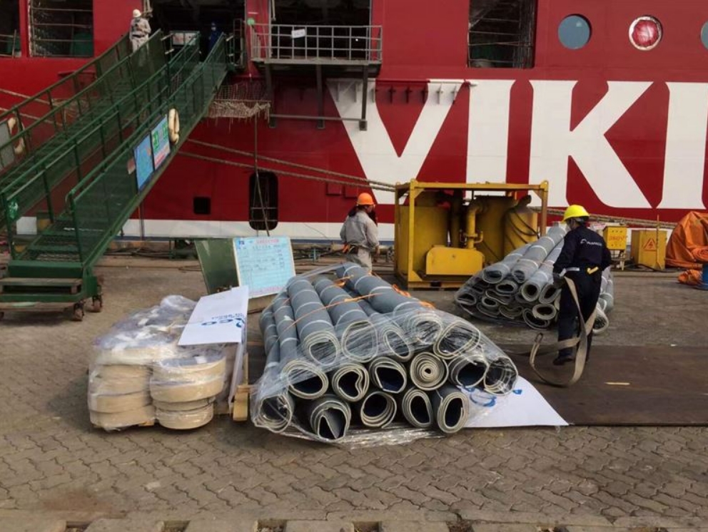 Construction work on Viking Glory progressing
