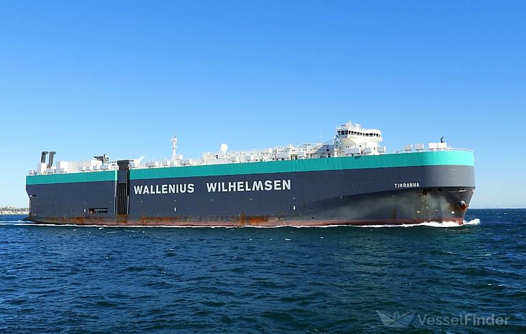 Car Carrier Tiranna Ran Aground Near Cape Charles