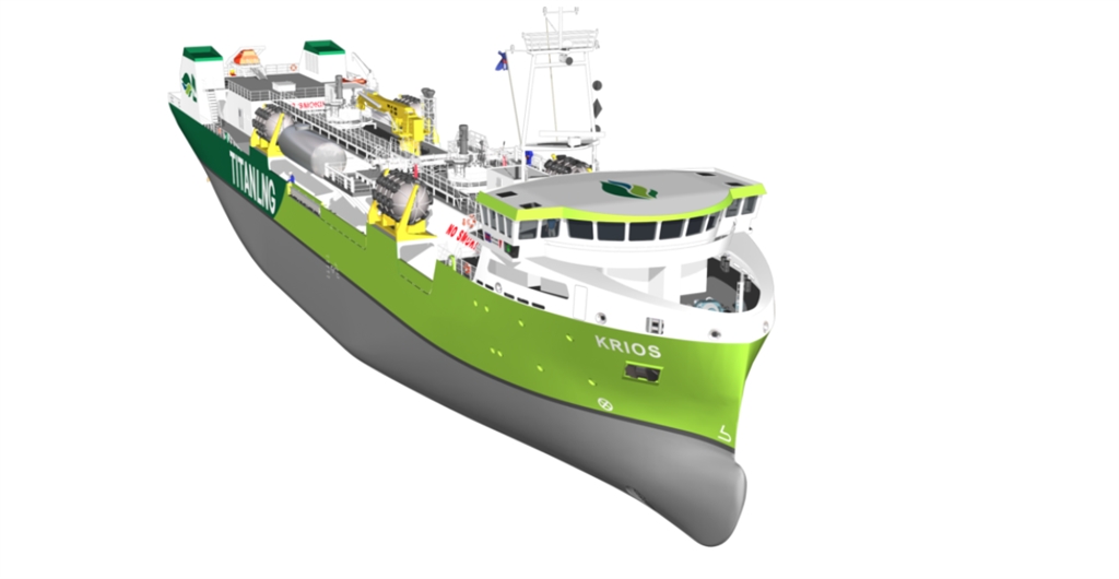 New LNG Bunkering Barge from Titan LNG to Supply Zeebrugge and English Channel Regions, Boosting Fuel Availability