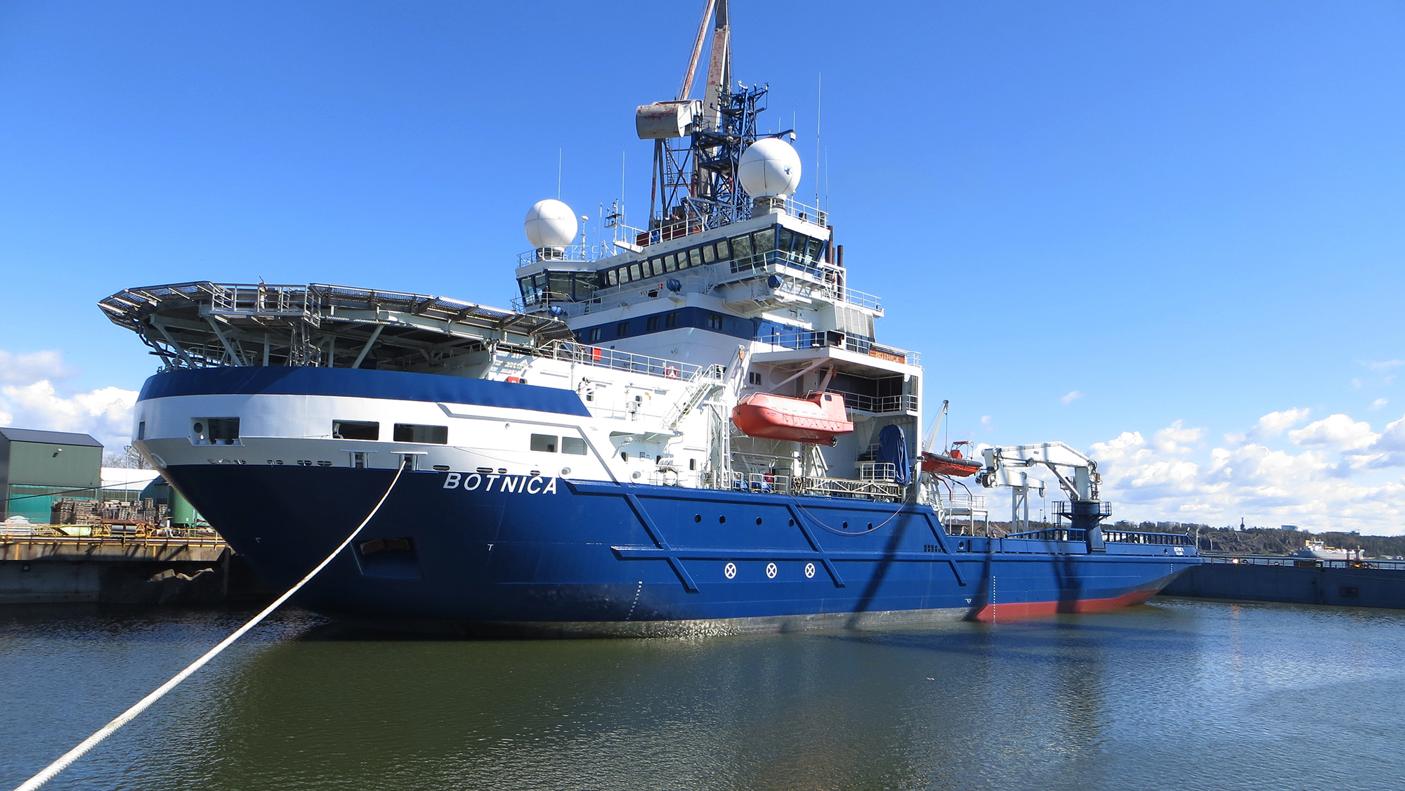 BLRT Grupp completed maintenance of icebreaker Botnica