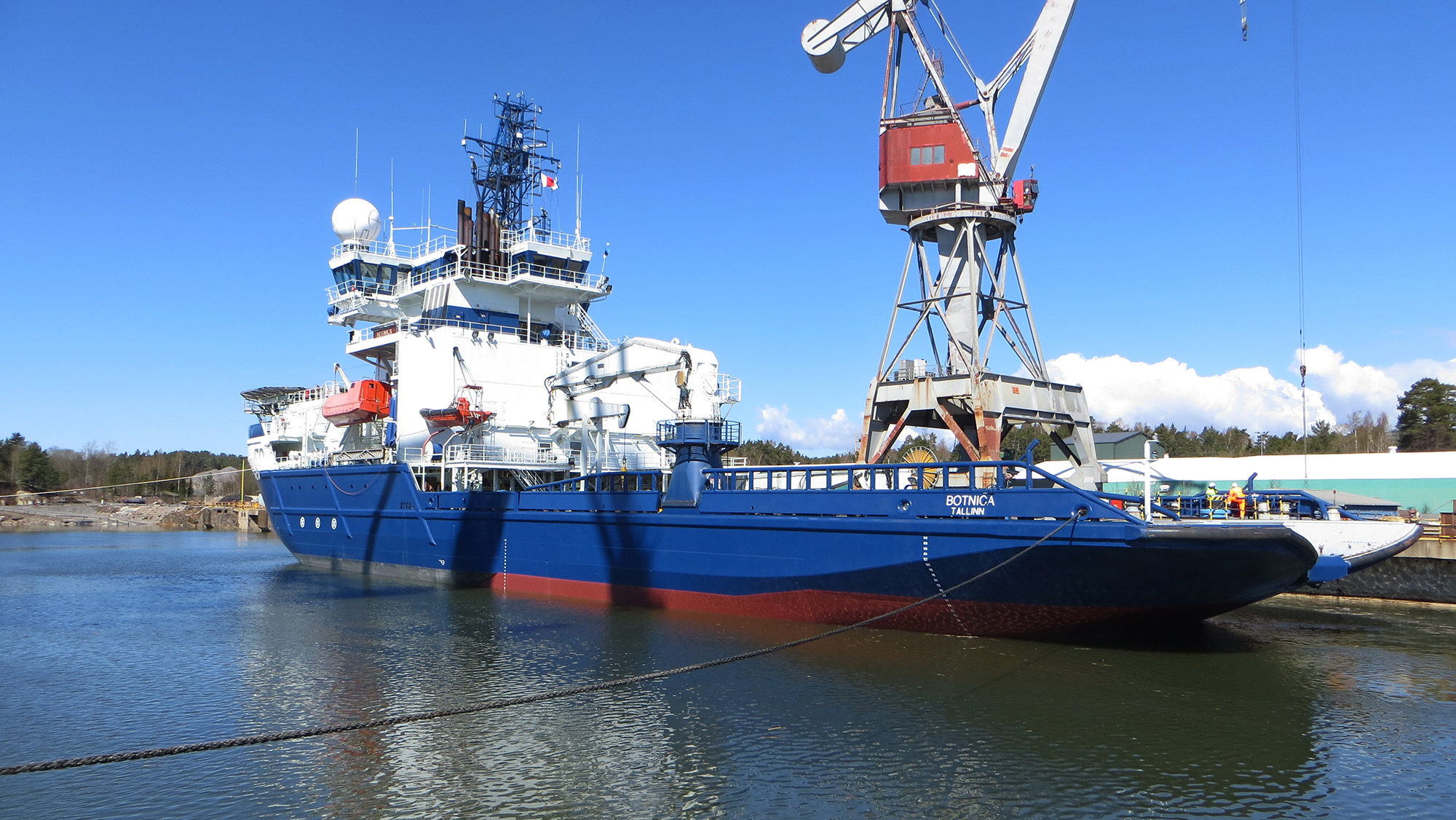 BLRT Grupp completed maintenance of icebreaker Botnica