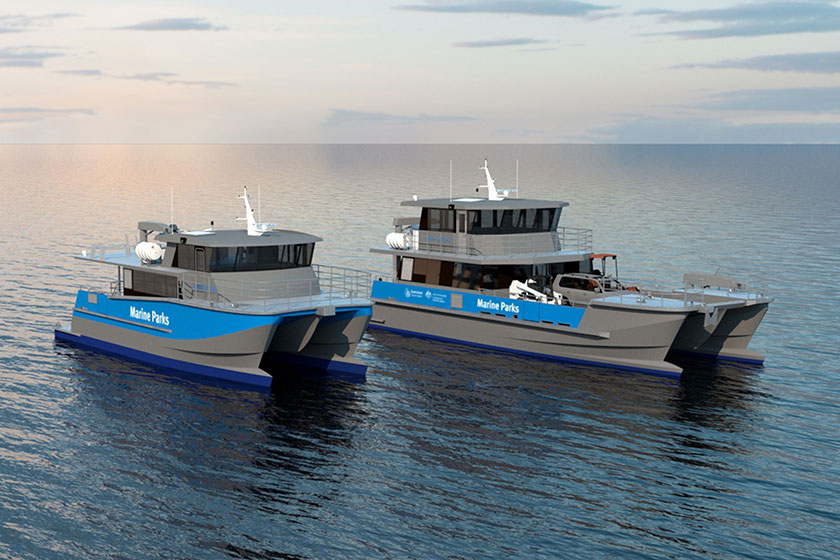 Incat Crowther Launches New Generation Patrol Boat to Protect the Great Barrier Reef