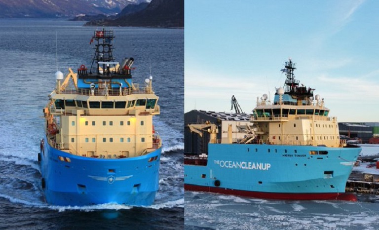 Second Maersk Supply Service vessel to support The Ocean Cleanup