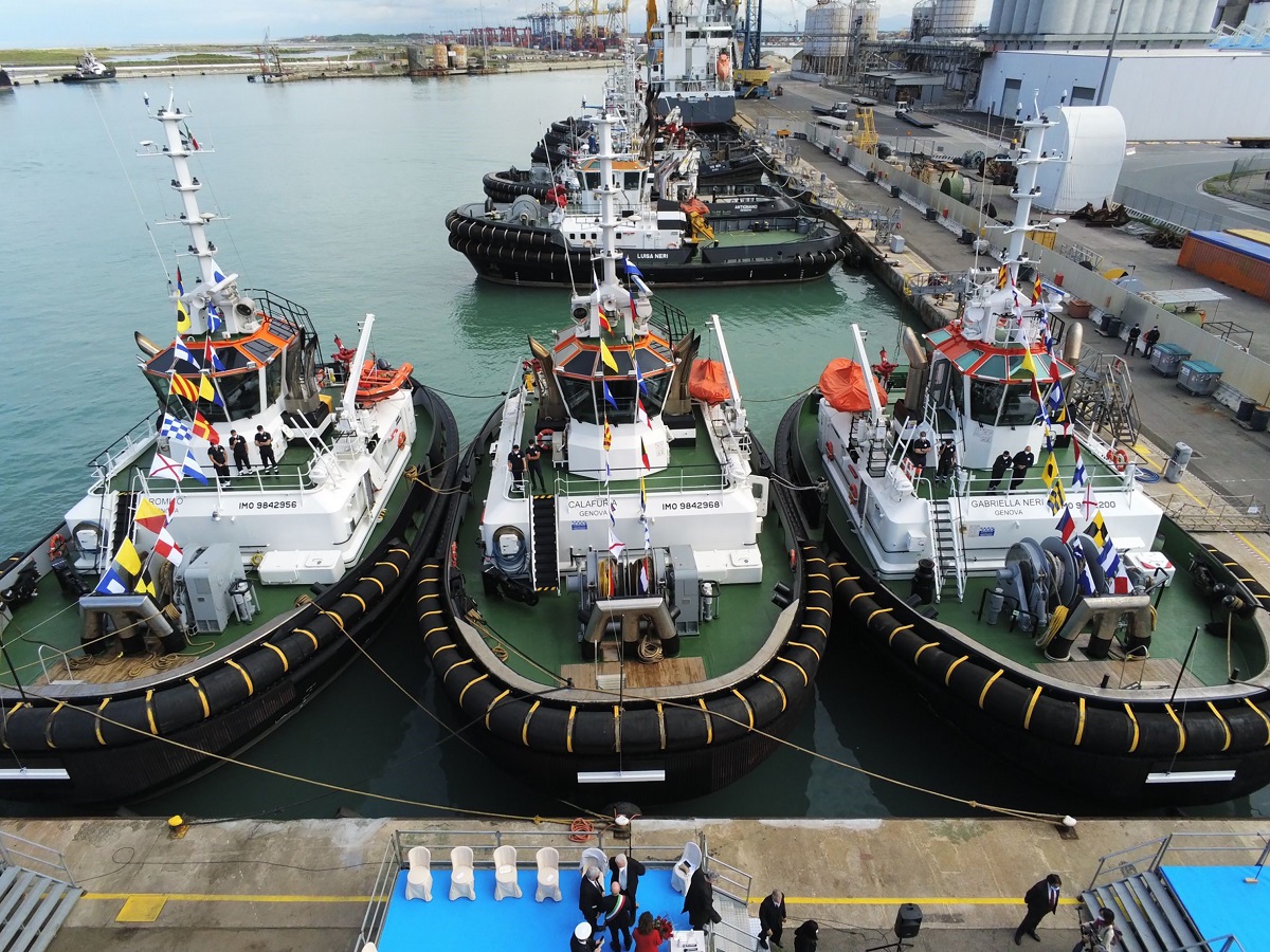 Fratelli Neri holds naming ceremony for three Damen RSD Tugs 2513