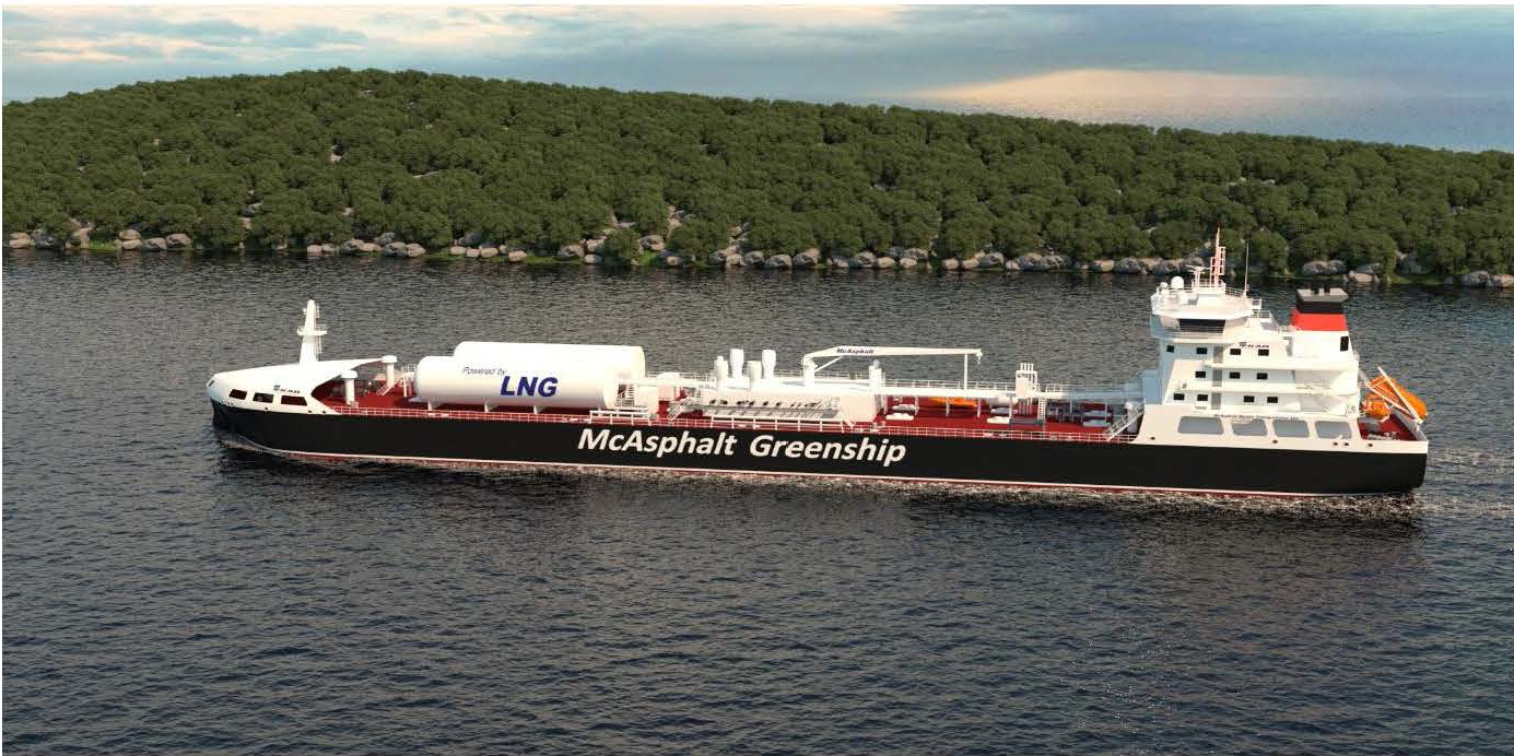 McAsphalt in Canada orders new Bitumen vessel