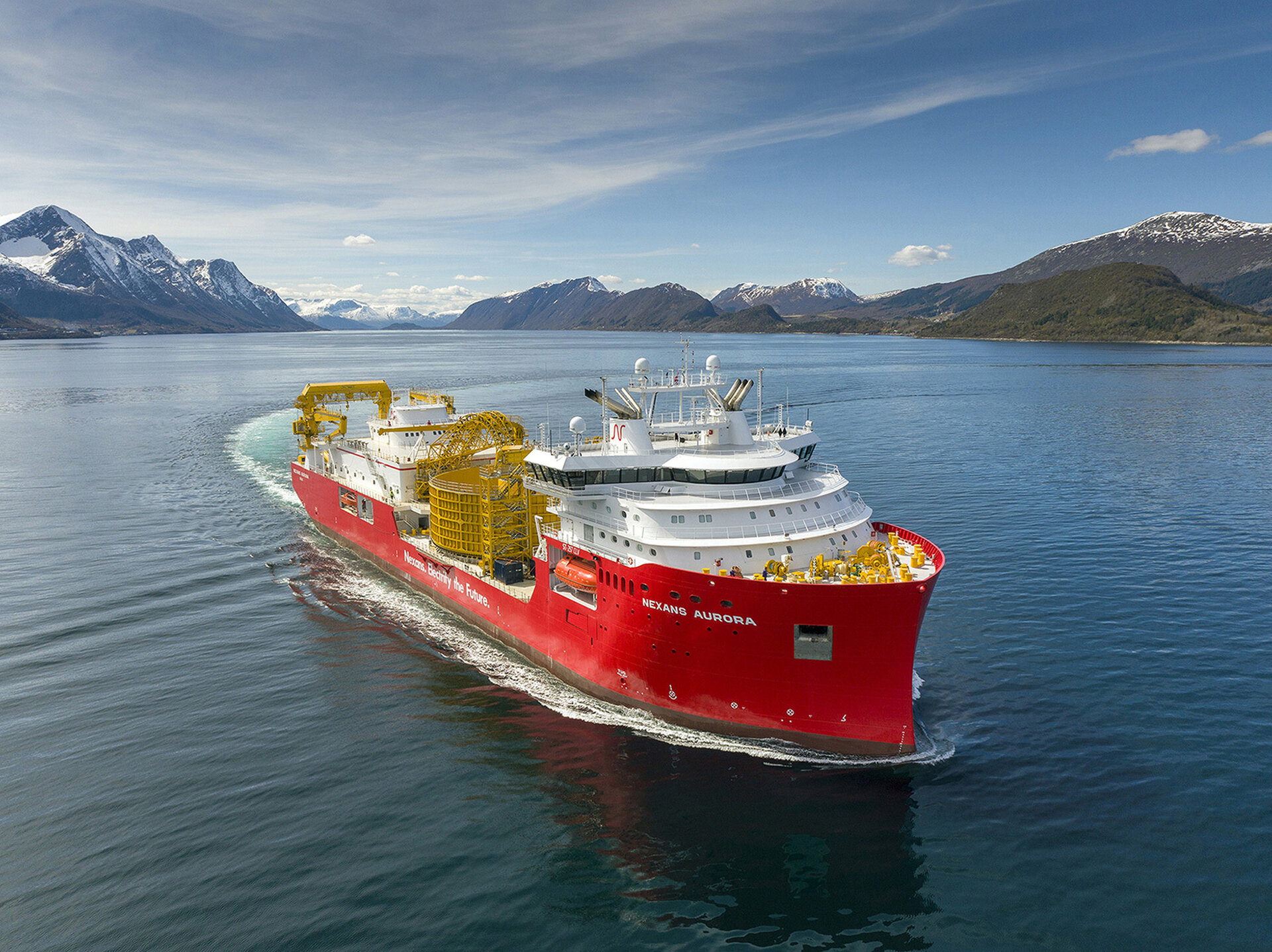 Ulstein delivers CLV vessel Nexans Aurora