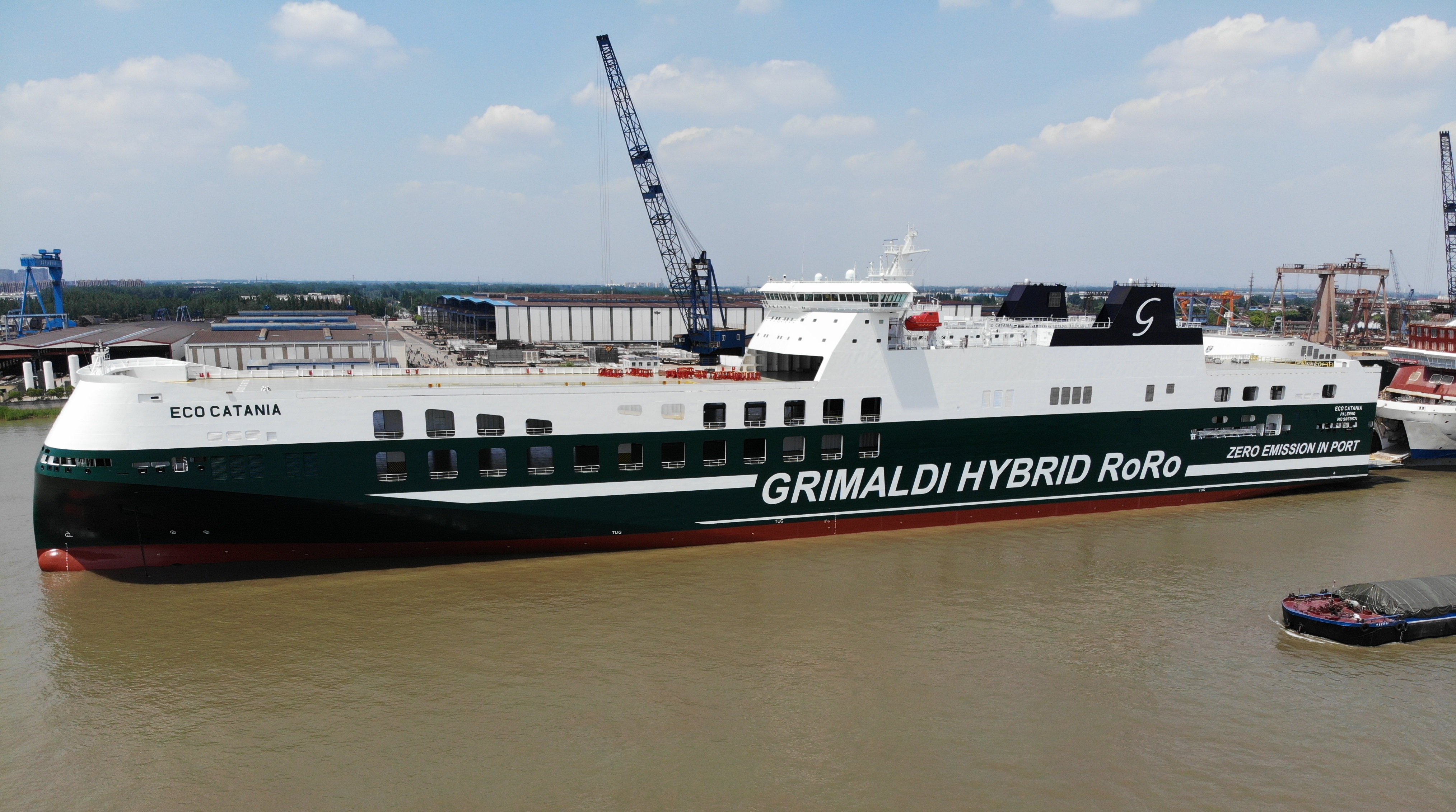 The ECO Catania Delivered To The GRIMALDI Group