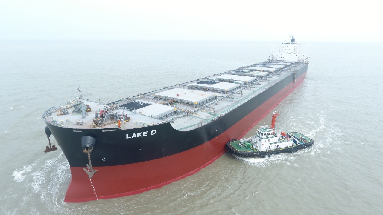 Capesize vessel calls at Sagar for the first time in the history of Kolkata port