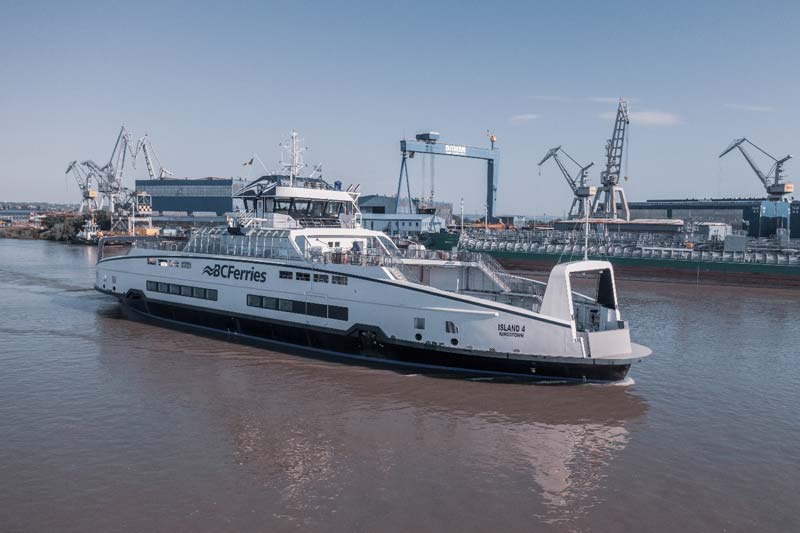 BC Ferries' fourth Island Class ferry departs Romania on Transatlantic voyage bound for B.C.