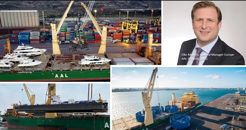AAL Kembla transported yachts, cranes, transformers, dregers, baskets & more on a single shipment from Europe to Asia