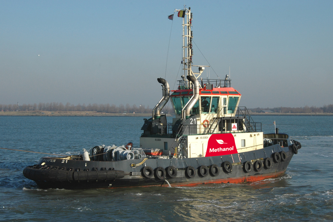 A new world first for Port of Antwerp – a methanol-powered tugboat