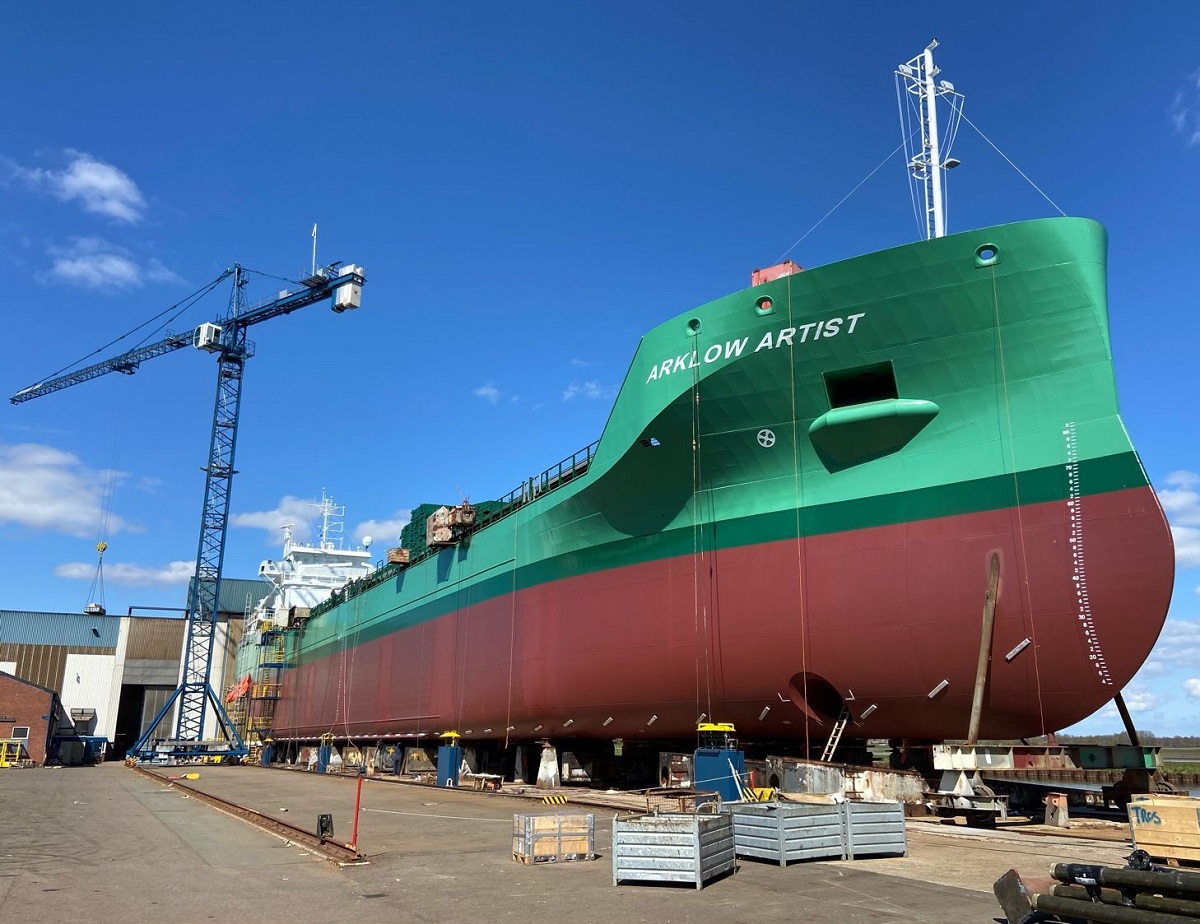 Damen Marine Components delivers high-lift rudders for ten Arklow vessels