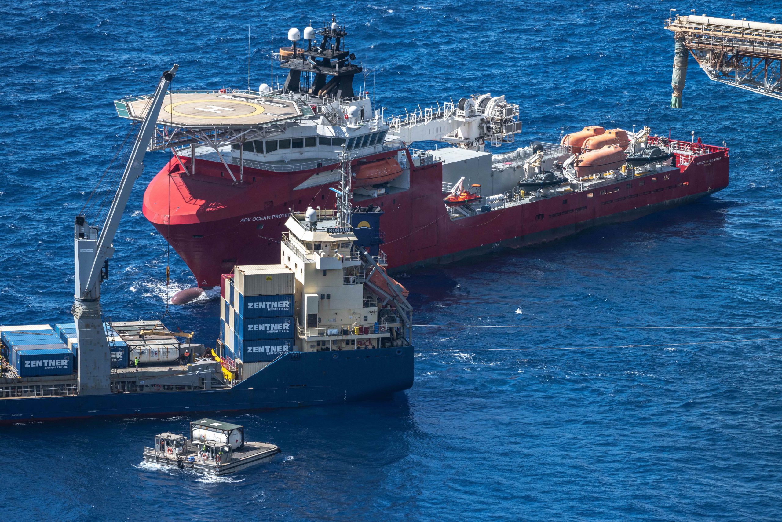 Australian Defence Vessel (ADV) Ocean Protector’s Unique Capability Supports Local Christmas Island Community