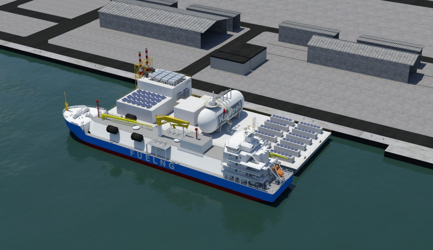 Wärtsilä engines running on hydrogen blends selected for Keppel O&M’s Floating Living Lab