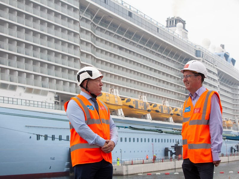 First cruise ship calls at Greenock since pandemic struck