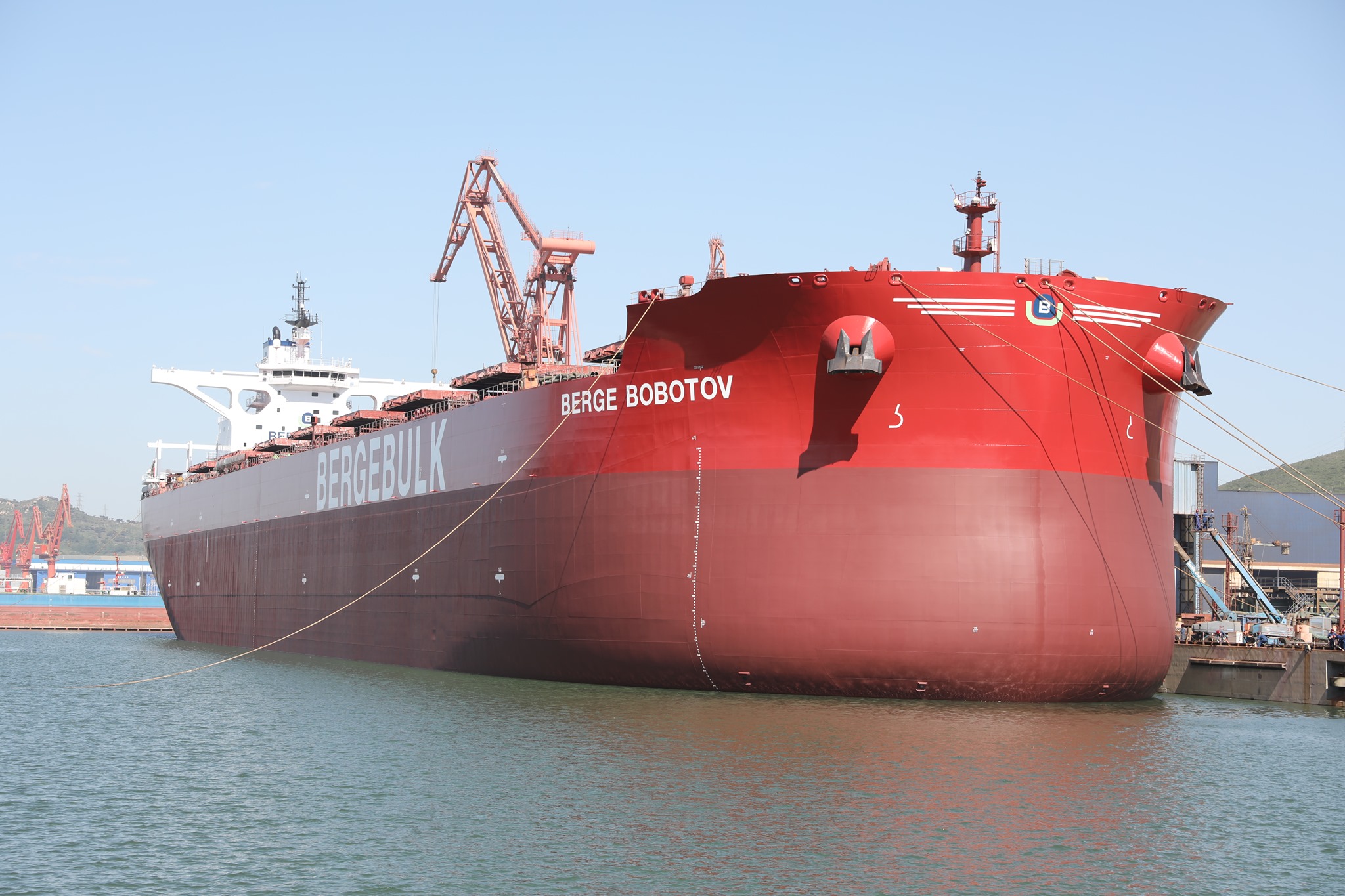 Berge Bulk welcomes the newest addition to its fleet: Berge Bobotov