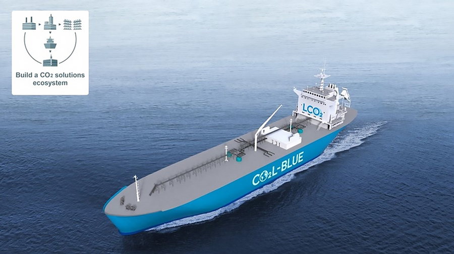 Mitsubishi Shipbuilding and French Company TotalEnergies Initiate Feasibility Study of LCO2 Carrier