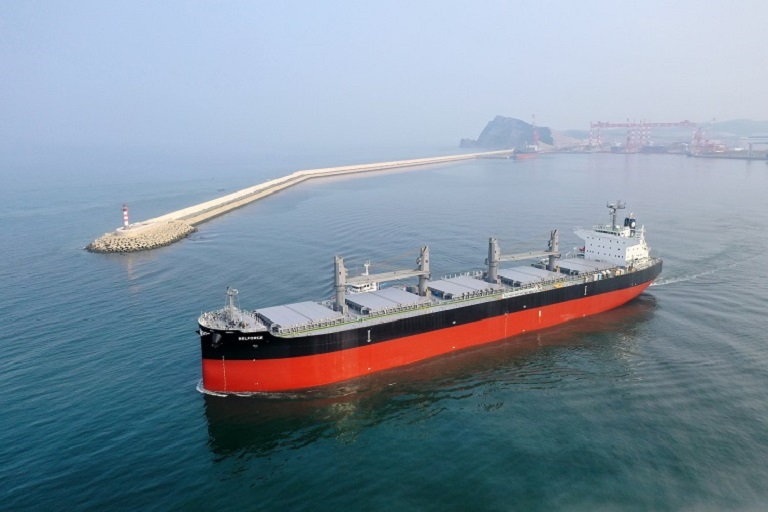 Kawasaki Heavy Industries Delivers Bulk Carrier BELFORCE