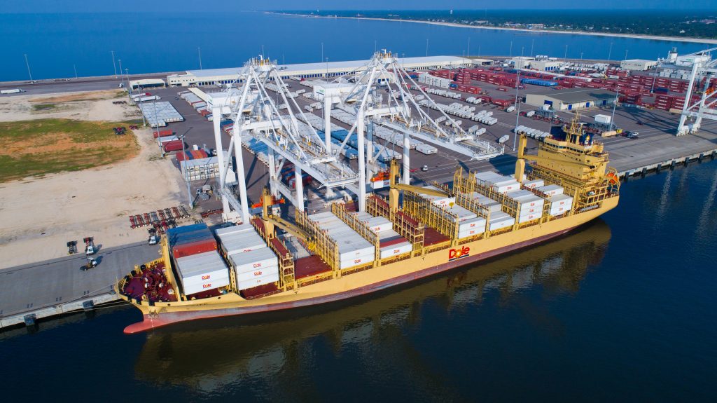 Port of Gulfport welcomes Dole’s newest container vessels to Gulfport