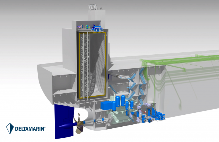 Deltamarin and GTT receive ABS Approval in Principle (AiP) for a new LNG-fueled Aframax vessel design