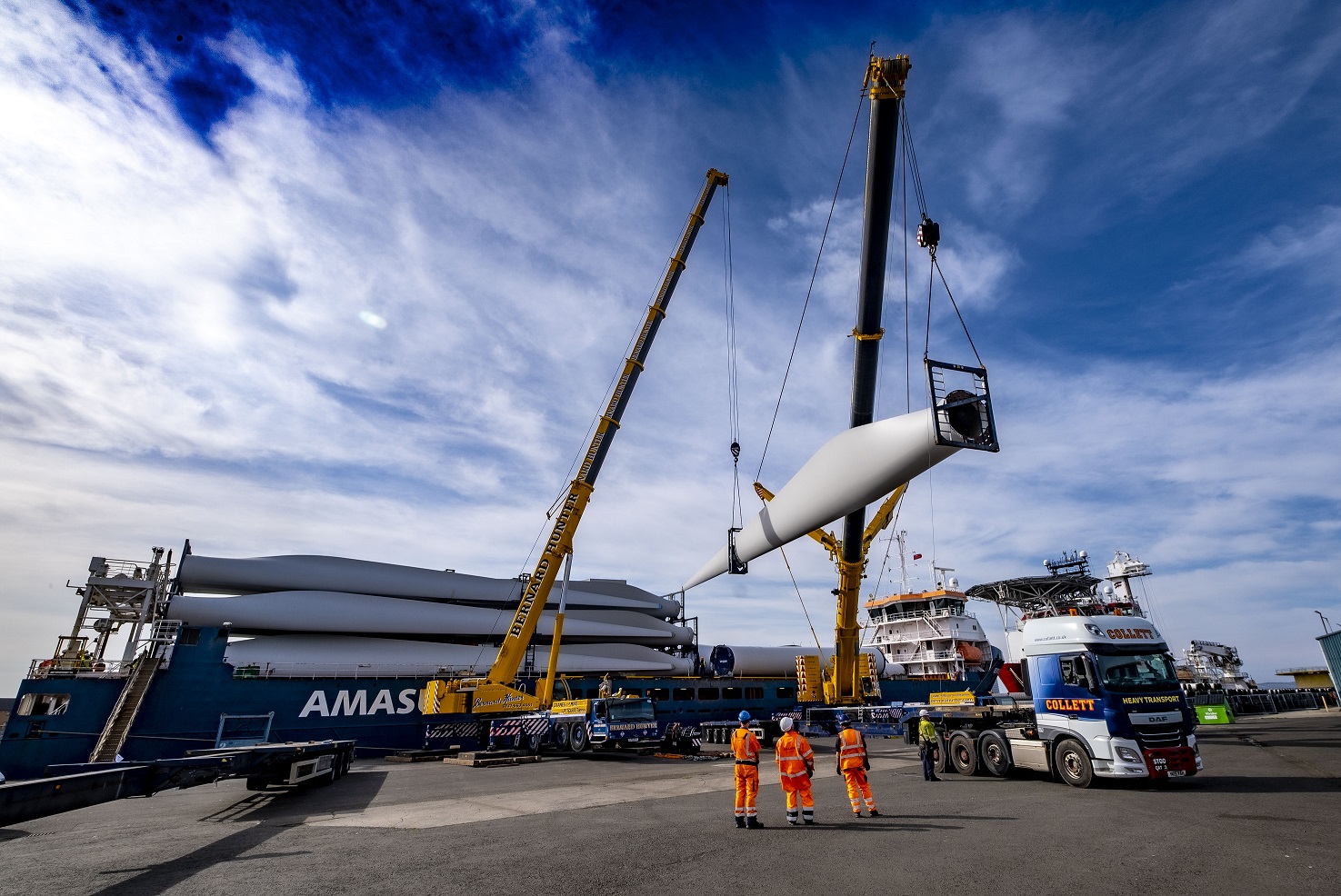 The Port of Leith welcomes onshore wind turbines to bespoke renewables facility