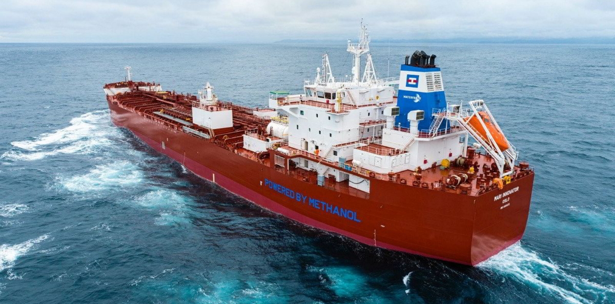 Waterfront Shipping welcomes new methanol dual-fuel MR tanker