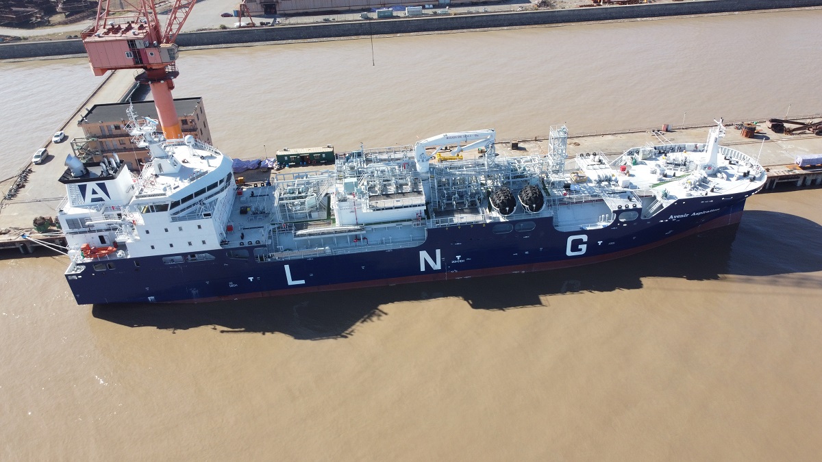 Avenir LNG Limited announces the delivery of The Avenir Aspiration