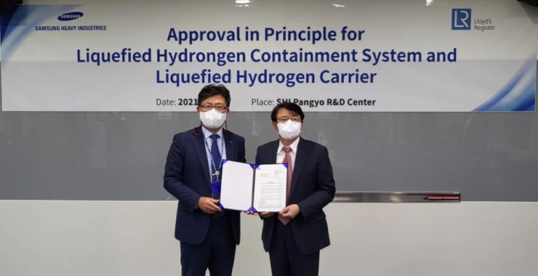 LR Approval In Principle For SHI’s Liquefied Hydrogen Carrier