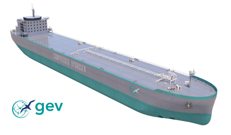 ABS AIP for GEV’s Handymax Hydrogen Carrier Design