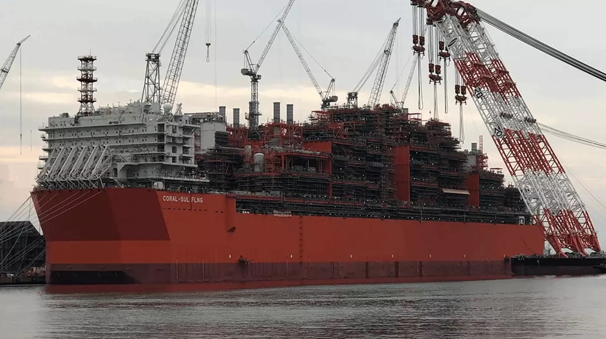 Coral-Sul FLNG ready to sail away to Mozambique’s Rovuma basin, in Area 4 first development