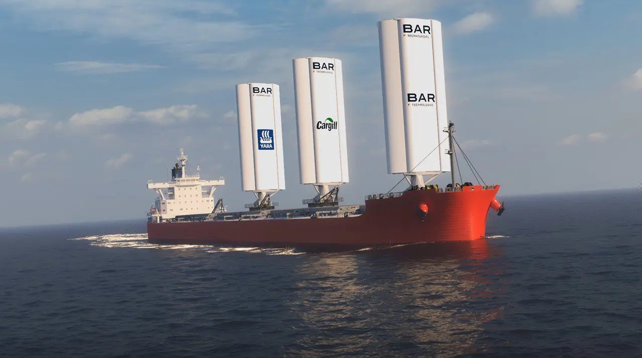 BAR Technologies Secured Approval in Principle (AiP) from Classification Society DNV for Wind Propulsion Technology WindWings