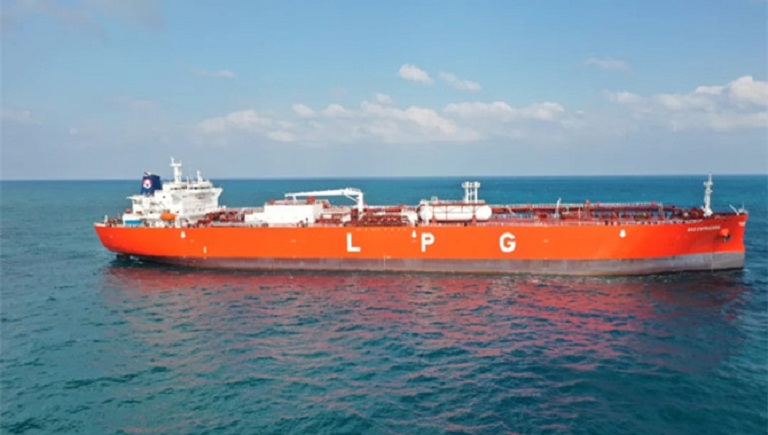 Jiangnan Shipyard delivered the world's first LPG-powered VLGC