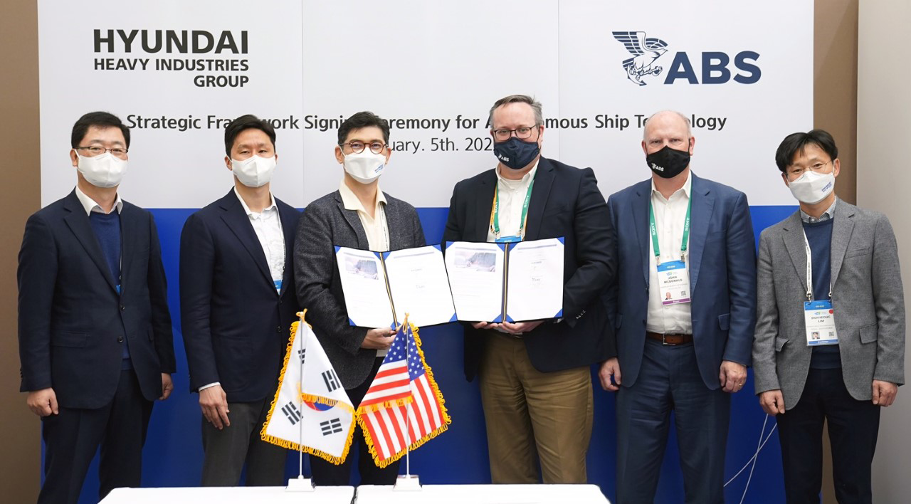 ABS and HHI Group to Work Together on Autonomous Vessel Projects