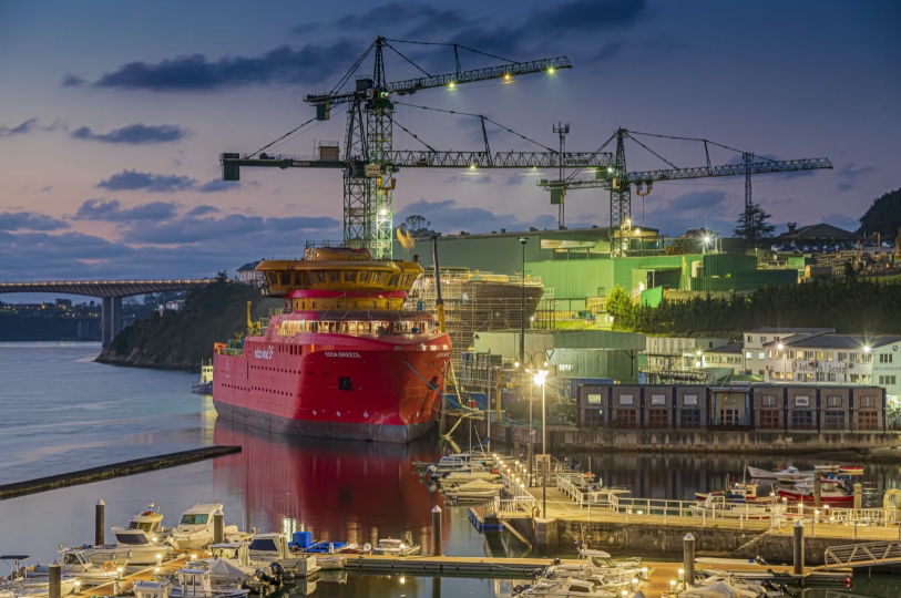 Naming Ceremony for Commissioning Service Operation Vessel Edda Breeze