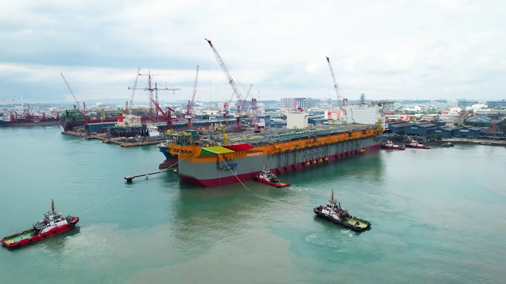 Prosperity FPSO leaves Dry Dock to move on to integration phase