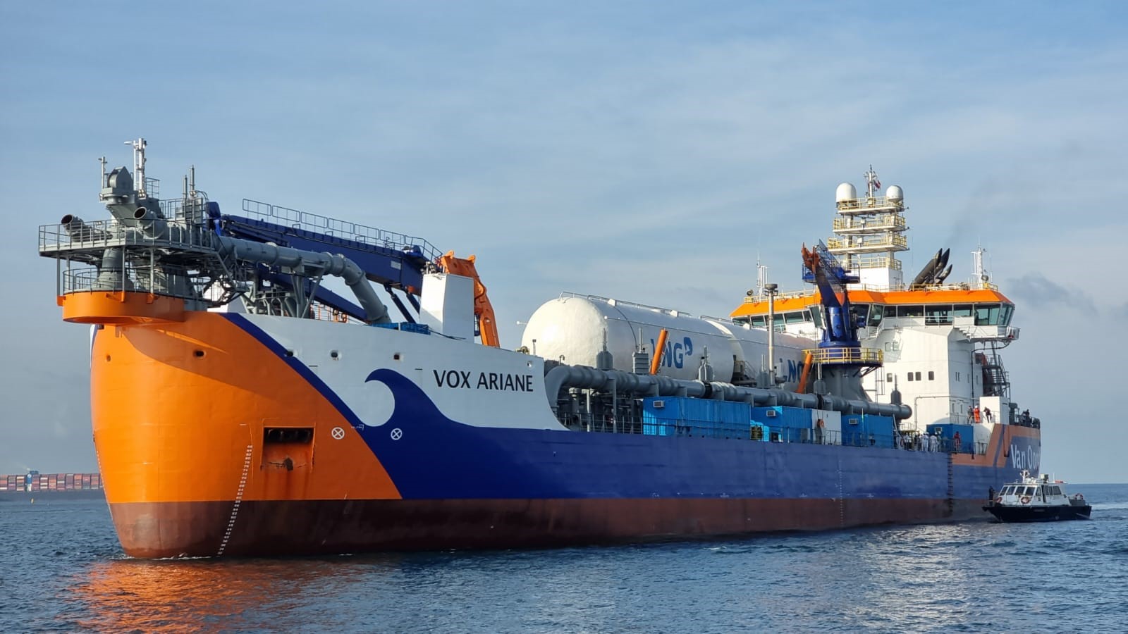 Keppel O&M delivers the first dual-fuel dredger in Singapore