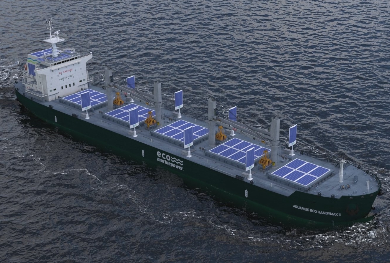 Eco Marine Power: Zero emission design concept for Handymax bulker unveiled