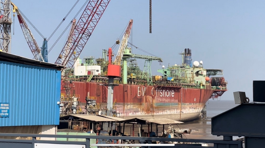 Fatal accident at Alang yard during cutting of BW Offshore vessel