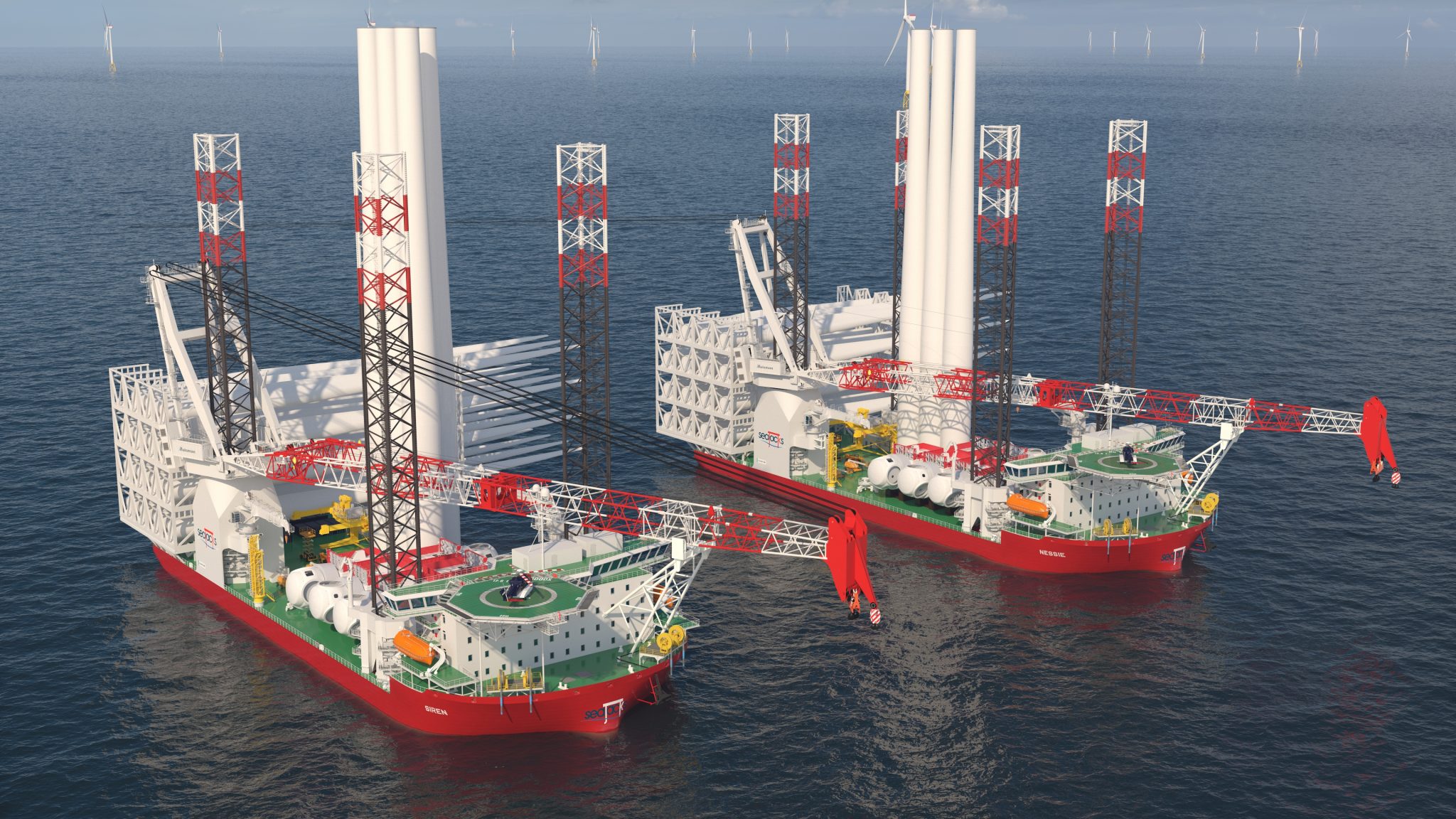 Nessie and Siren Set to Join the Seajacks Fleet